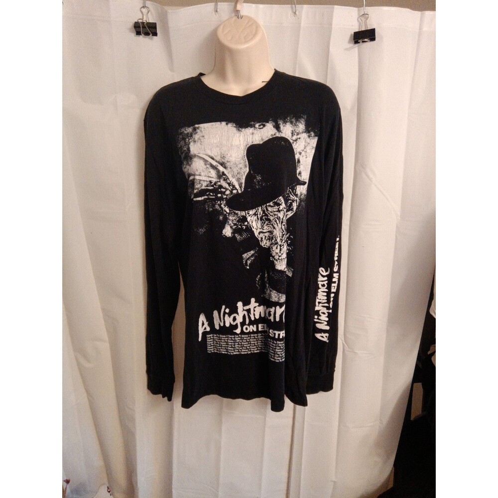 freddy krueger  A Nightmare on elm street long sleeve shirt official.